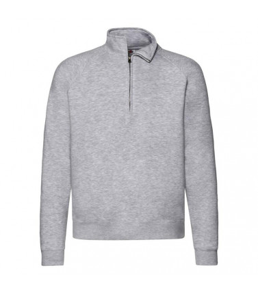 Felpa mezza zip