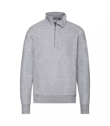 Felpa mezza zip