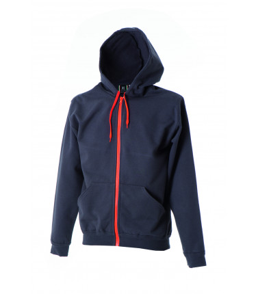 Felpa zip intera