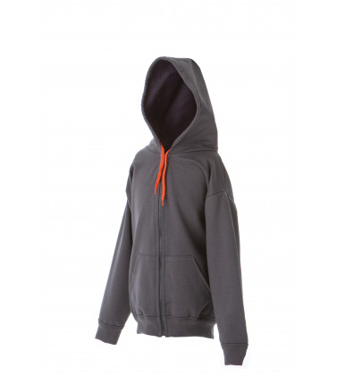 Felpa zip intera