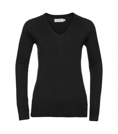 Pullover collo a v