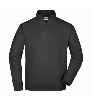 Felpa mezza zip