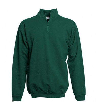 Felpa mezza zip