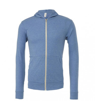 Felpa zip intera