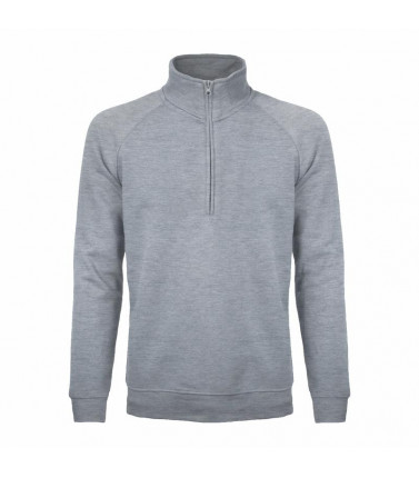 Felpa mezza zip