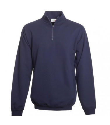Felpa mezza zip